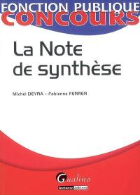 La note de synthèse