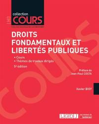 Droits fondamentaux et libertés publiques