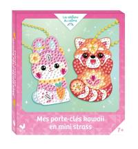 Mes porte-clefs kawaii en mini strass