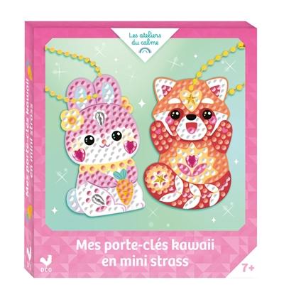 Mes porte-clefs kawaii en mini strass