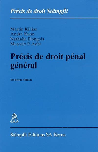 Précis de droit pénal général