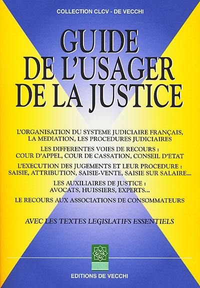 Guide de l'usager de la justice