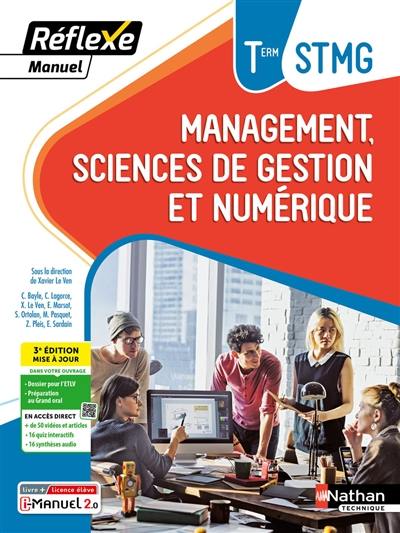 Management, sciences de gestion et numérique terminale STMG : manuel : livre + licence élève