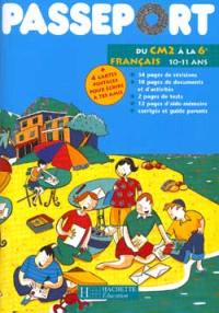 Passeport français, du CM2 à la 6e, 10-11 ans