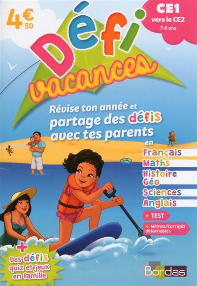 Défivacances CE1 vers CE2, 7-8 ans