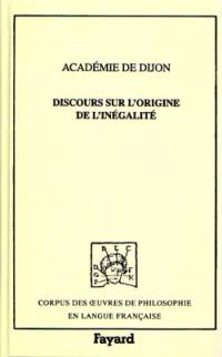 Les discours sur l'origine de l'inégalité, 1754