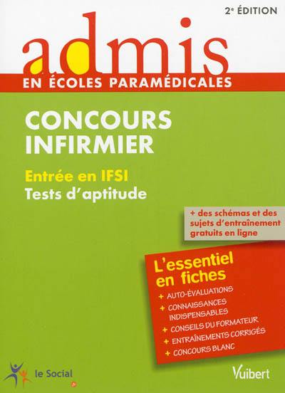 Concours infirmier : entrée en IFSI, tests d'aptitude