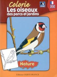 Colorie les oiseaux des parcs et jardins