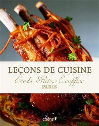 Leçons de cuisine de l'école Ritz-Escoffier