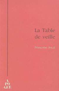 La table de veille