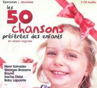 Les 50 chansons préférées des enfants : en version originale