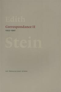 Correspondance. Vol. 2. 1933-1942