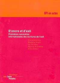 D'encre et d'exil : entretiens avec Bashkim Shehu, Vu Thu Hien, Maxime N'Debeka, Elias Sanbar