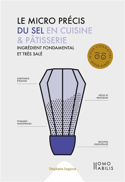 Le micro précis du sel en cuisine & pâtisserie : ingrédient fondamental et très salé