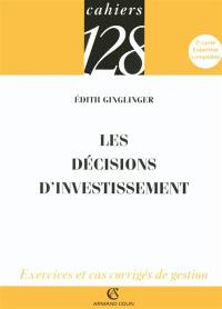 Les décisions d'investissement