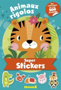 Animaux rigolos : super stickers