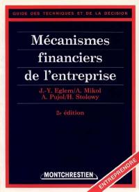 Les Mécanismes financiers de l'entreprise