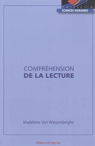 Compréhension de la lecture : manuel d'utilisation : analyse des difficultés, proposition d'aide