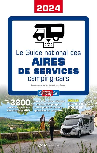 Le guide national des aires de services camping-cars 2024