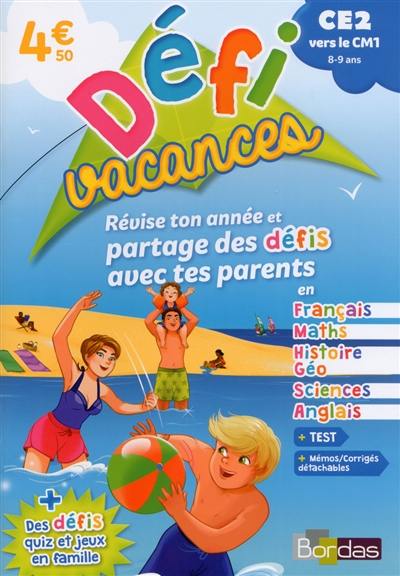 Défivacances CE2 vers CM1, 8-9 ans