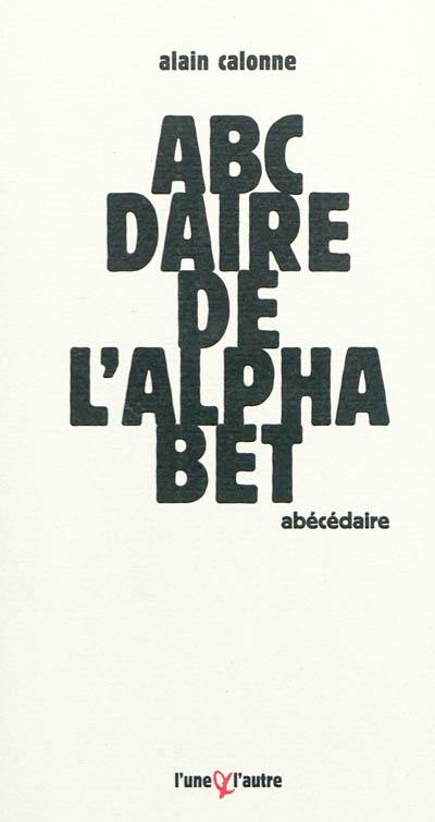 Abécédaire de l'alphabet