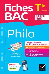 Philo, terminale générale : nouveau bac