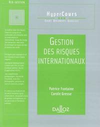 Gestion des risques internationaux 2003