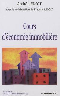 Cours d'économie immobilière