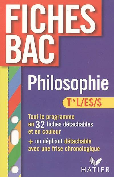 Philosophie terminale L, ES, S