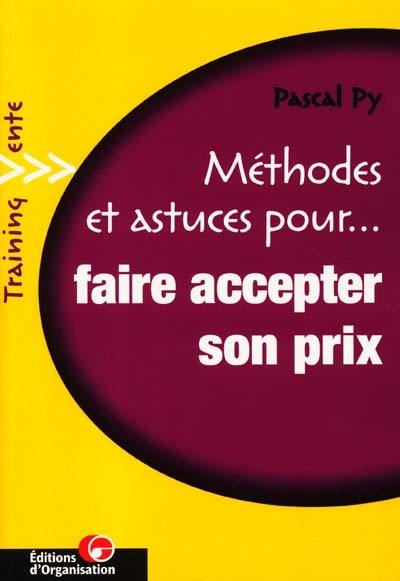 Faire accepter son prix