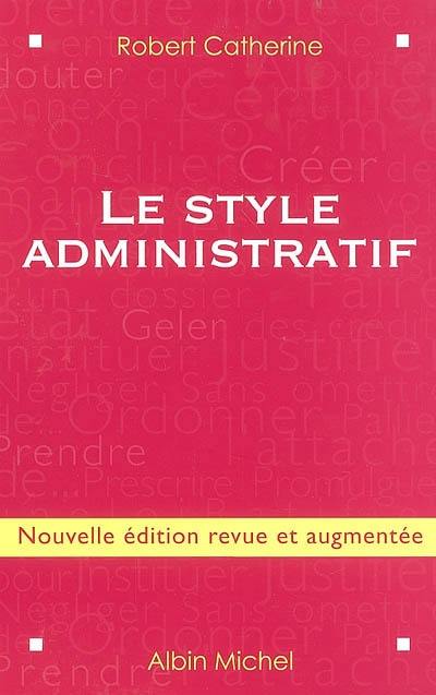 Le style administratif