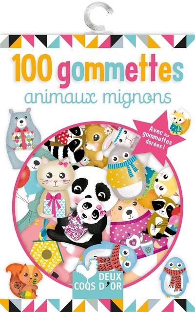 Animaux mignons : 100 gommettes