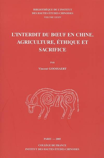 L'interdit du boeuf en Chine : agriculture, éthique et sacrifice