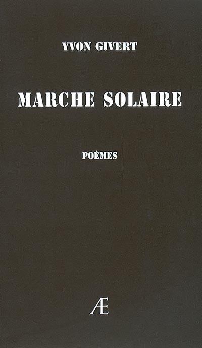 Marche solaire