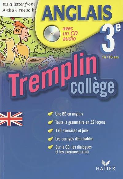 Tremplin collège, Anglais 3e, 14-15 ans