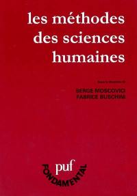 Les méthodes des sciences humaines