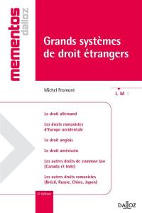 Grands systèmes de droit étrangers