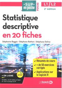 Statistique descriptive en 20 fiches : L1-L2