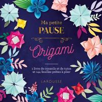 Ma petite pause origami : 1 livre de conseils et de tutos et 144 feuilles prêtes à plier