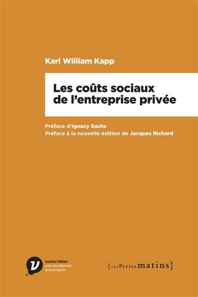 Les coûts sociaux de l'entreprise privée