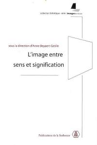 L'image entre sens et signification