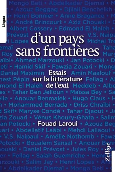 D'un pays sans frontières : essais sur la littérature de l'exil