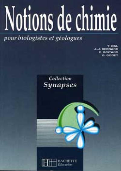 Notions de chimie pour biologistes et géologues