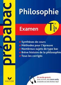 Philosophie Tle L, ES, S : examen