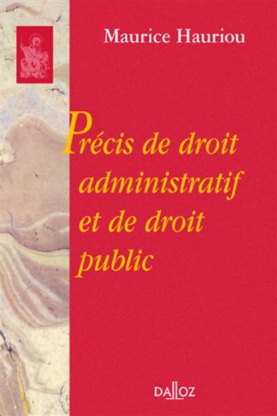 Précis de droit administratif et de droit public