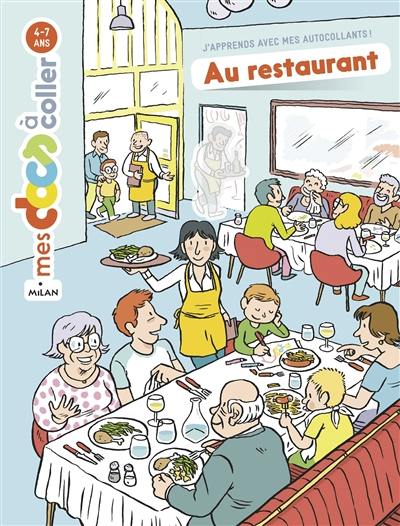 Au restaurant : j'apprends avec mes autocollants !