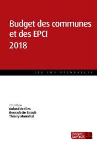 Budget des communes et des EPCI 2018