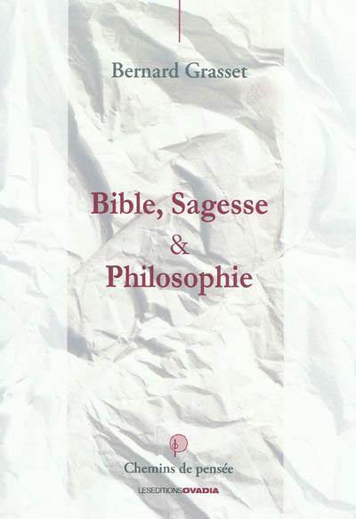 Bible, sagesse et philosophie