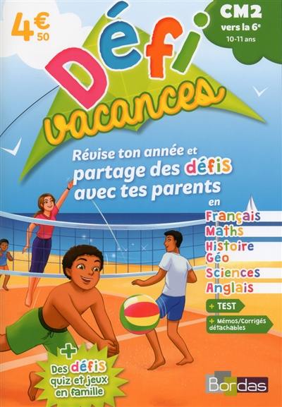 Défivacances CM2 vers 6e, 10-11 ans