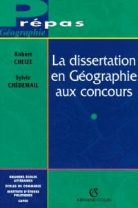 La dissertation de géographie aux concours